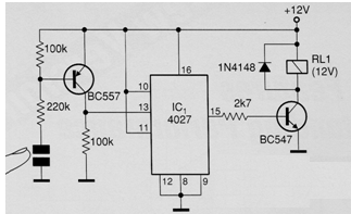 Interruptor de toque biestable 
