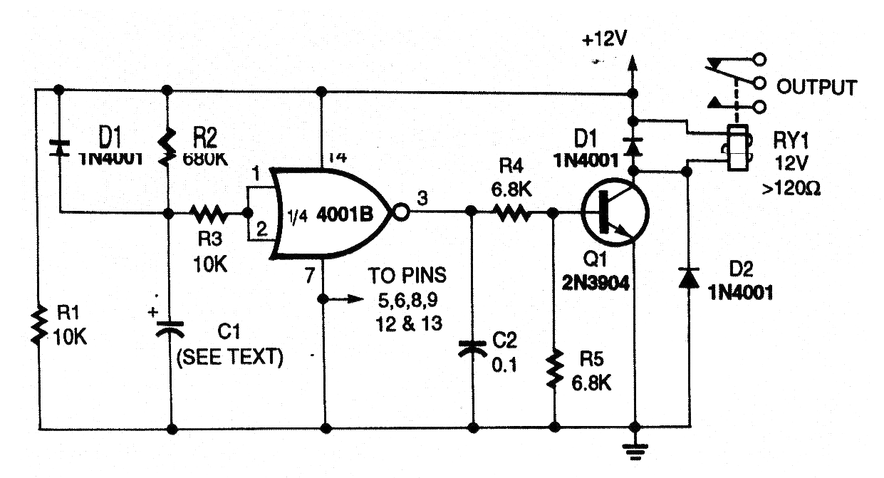 Apagado automático del relé
Apagado automático del relé