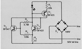 Indicador de línea ocupada 
