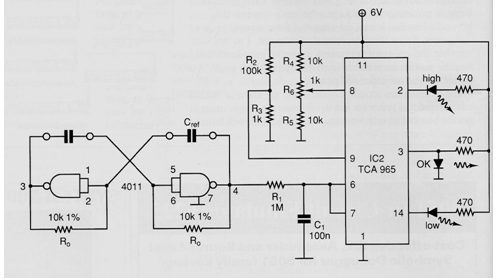 Comparador de capacitancias
