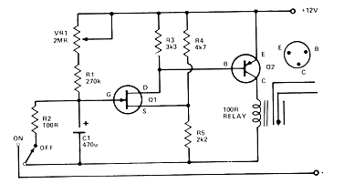 Temporizador con FET 
