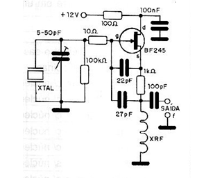 Oscilador XTAL de 4 a 20 MHz
Oscilador XTAL de 4 a 20 MHz