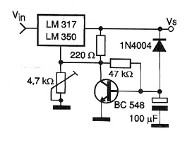 Regulador de conexión suave
Regulador de conexión suave