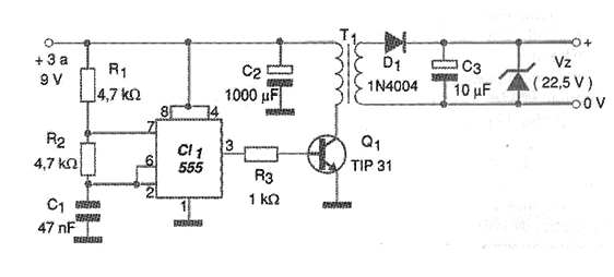 Fuente de alta tensión (inversor)
Fuente de alta tensión (inversor)