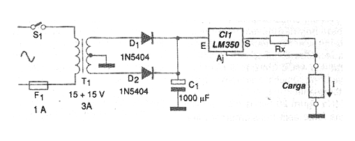 Fuente de corriente constante
Fuente de corriente constante