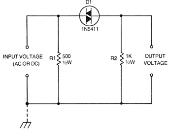 Interruptor de tensión con Diac
Interruptor de tensión con Diac