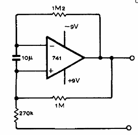 Oscilador de 3.8 kHz con el 741
Oscilador de 3.8 kHz con el 741