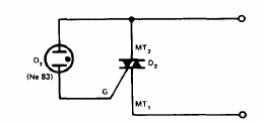 Interruptor sensible a tensión con Triac
Interruptor sensible a tensión con Triac