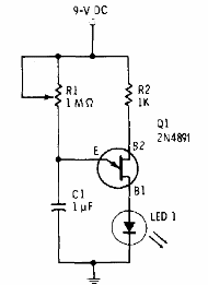 Pulsador LED Unijuntura
