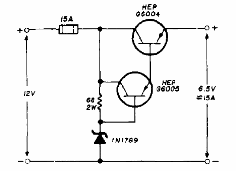 Convertidor de 12 a 6 V
Convertidor de 12 a 6 V