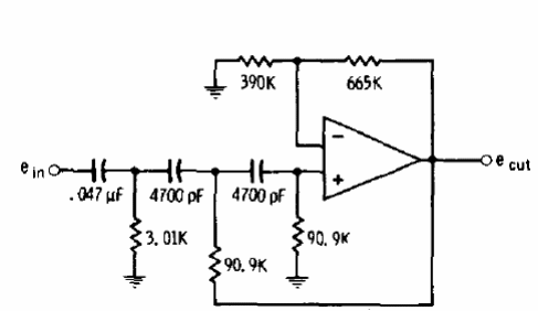 Filtro de paso alto de 327 Hz
Filtro de paso alto de 327 Hz