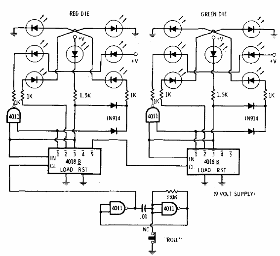 Dados electrónicos dobles
Dados electrónicos dobles