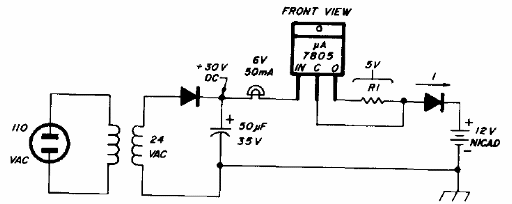 Cargador 7805 de corriente constante
Cargador 7805 de corriente constante