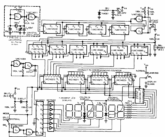 Reloj digital de seis dígitos
Reloj digital de seis dígitos