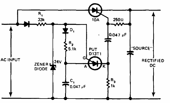 Fuente sin transformador con SCR
Fuente sin transformador con SCR