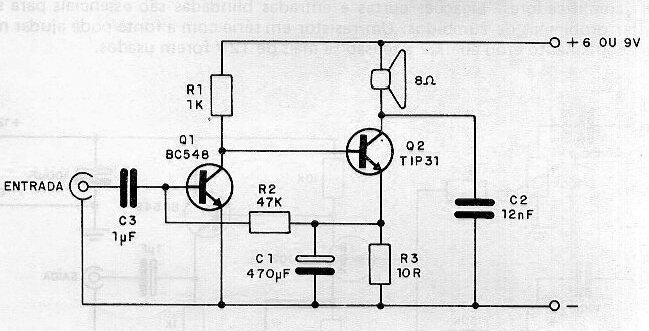 Etapa de amplificador simple
Etapa de amplificador simple