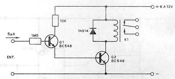 Paso de acionamento relé 
