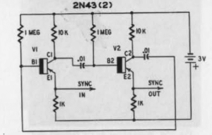 Antiguo multivibrador astable transistorizado
Antiguo multivibrador astable transistorizado