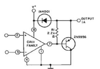 Comparador con Drive de solenoide
Comparador con Drive de solenoide