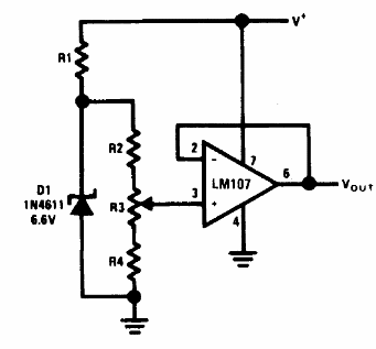 Referencia de tensión positiva
Referencia de tensión positiva