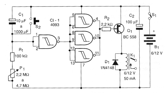 Temporizador de sonido continuo: se activa al final de la temporización 
