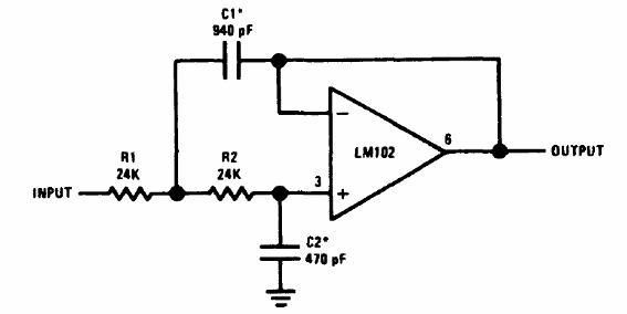 Filtro pasa baja de 10 kHz
Filtro pasa baja de 10 kHz