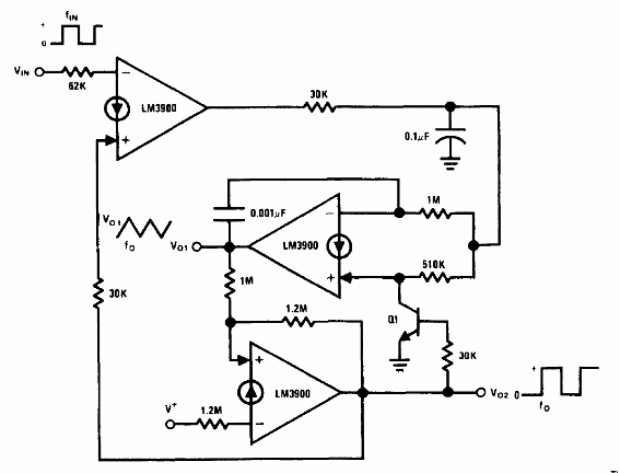 PLL con LM3900
PLL con LM3900