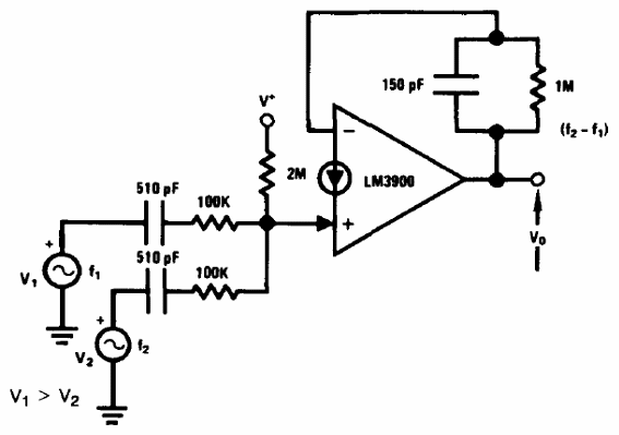 Mezclador de baja frecuencia
Mezclador de baja frecuencia
