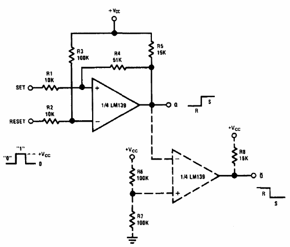 Biestable con LM139
Biestable con LM139