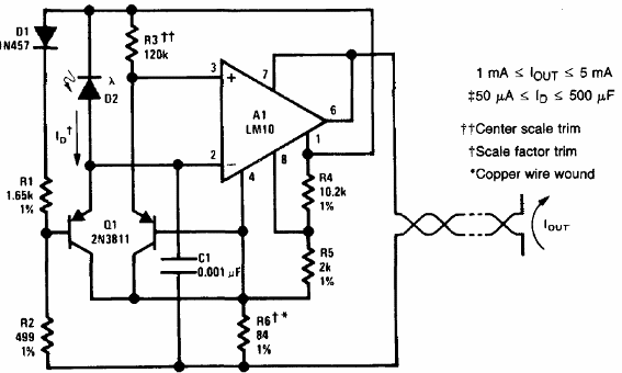 Convertidor logarítmico para fotodiodo
Convertidor logarítmico para fotodiodo