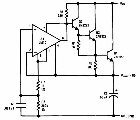 Regulador con Bootstrap LM10
Regulador con Bootstrap LM10