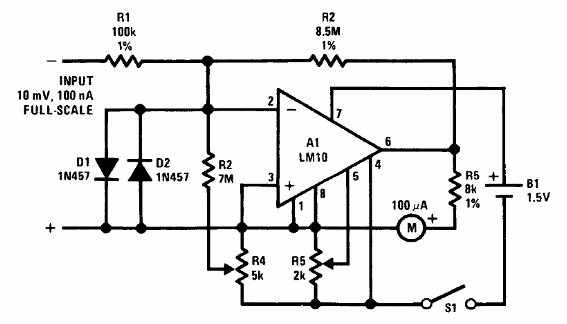 Amplificador de instrumento analógico LM10
Amplificador de instrumento analógico LM10