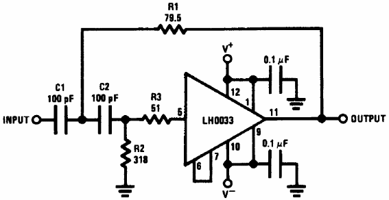 Filtro de paso alto con amortiguador
Filtro de paso alto con amortiguador