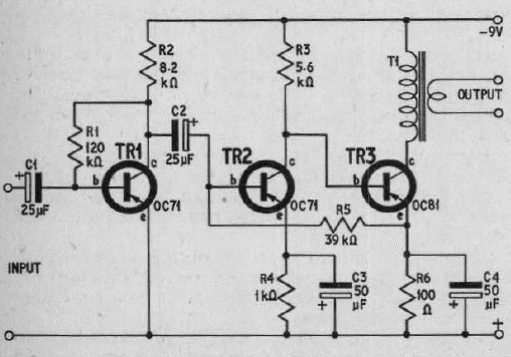 Amplificador de 3 etapas
Amplificador de 3 etapas