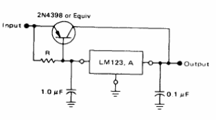 Regulador 15 A con LM123
Regulador 15 A con LM123