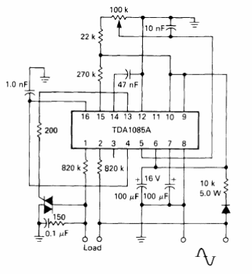 Control de potencia TDA0185
Control de potencia TDA0185