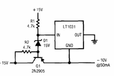 Referencia de tensión negativa de 10 V LT031
Referencia de tensión negativa de 10 V LT031