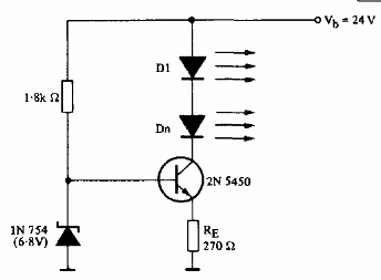 Fuente de corriente constante bipolar para LED
Fuente de corriente constante bipolar para LED