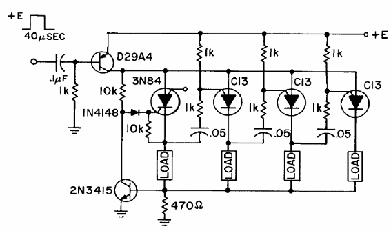 Contador de anillo con SCR
Contador de anillo con SCR
