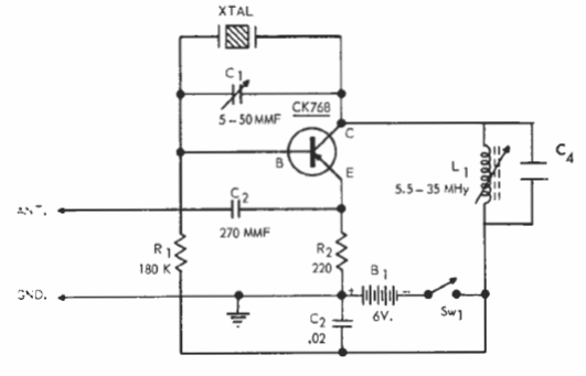 Oscilador de cristal 
