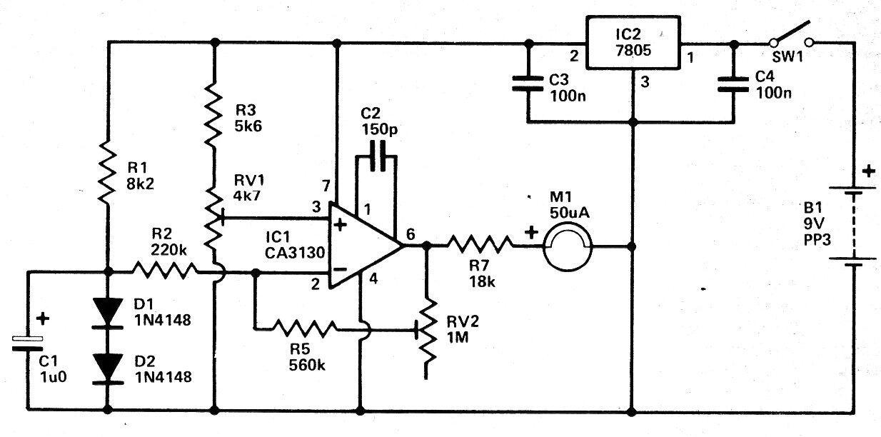 Termómetro con operacional CA3140
Termómetro con operacional CA3140