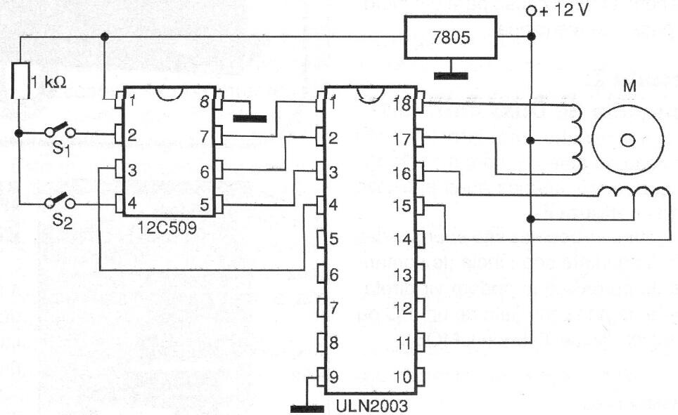 Sensores o control manual del motor paso a paso
Sensores o control manual del motor paso a paso