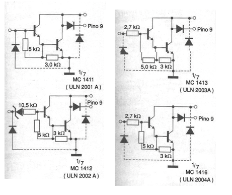 Interfaz con ULN2001 2002 2003 2004
Interfaz con ULN2001 2002 2003 2004