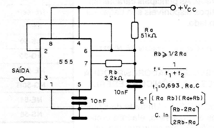 50% de ciclo activo con 555
50% de ciclo activo con 555