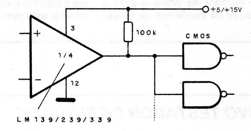 Comparador excitando CMOS
Comparador excitando CMOS