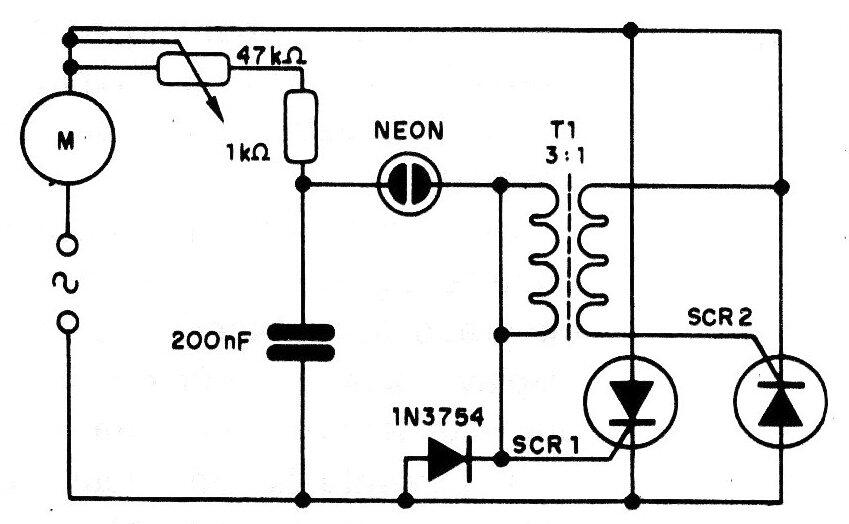 Control de velocidad del motor
Control de velocidad del motor