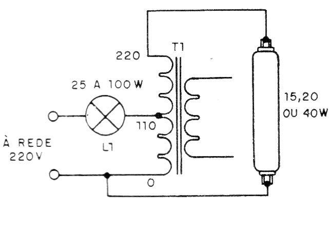 Circuito para Fluorescente
Circuito para Fluorescente