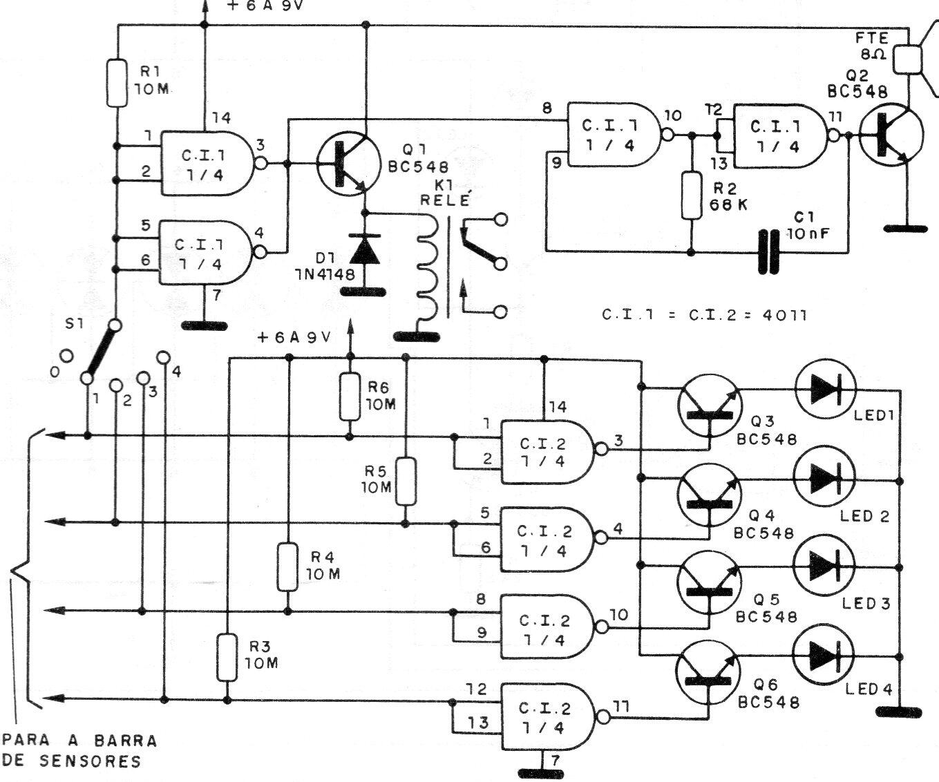Sensor de tanque de agua con alarma
Sensor de tanque de agua con alarma