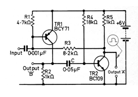 Monoestable de dos transistores
Monoestable de dos transistores