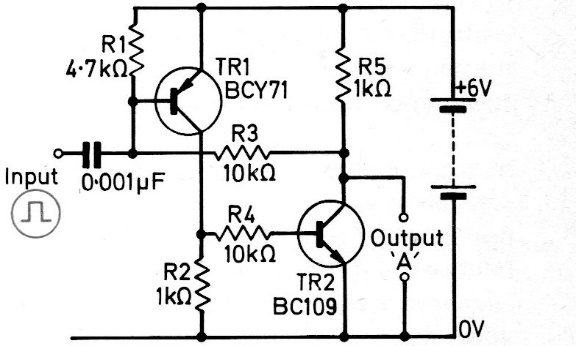 Monoestable Complementario
Monoestable Complementario